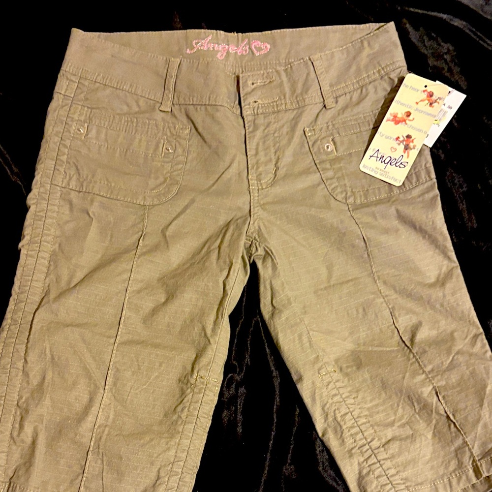Angels Light Gray Capri Pants